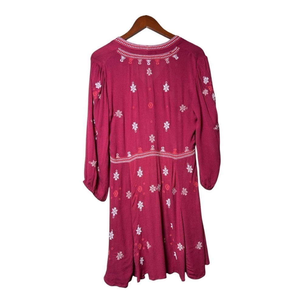 FP Star Gazer Dress in Red. Boho Dress size medium - Picture 3 of 9